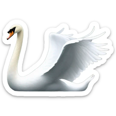 swan lake sticker