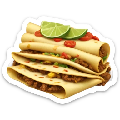 mexican food sticker