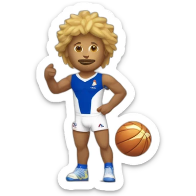 Valdimir Poutine avec un maillot de l’équipe de France sticker