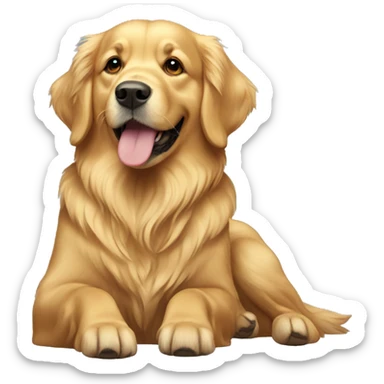 Golden retriever  sticker