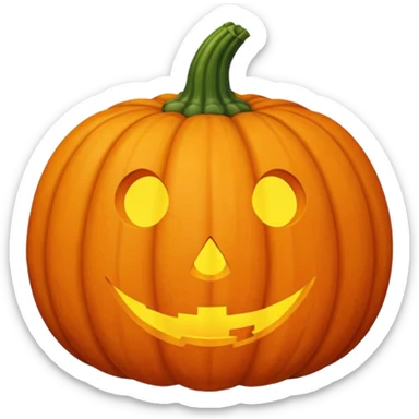 Pumpkin sticker