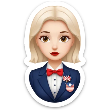 nationalist nationalist nationalist patriot patriot polish woman formal poland sticker