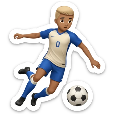 soccer tackling sticker