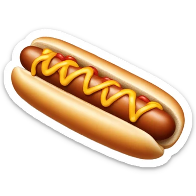 Hotdog sticker