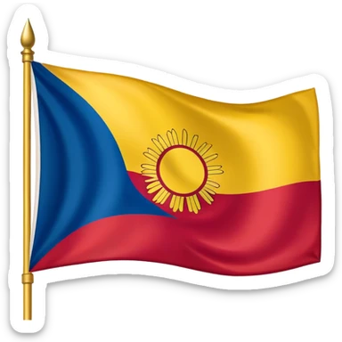Tibetan flag sticker