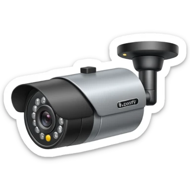 cámara seguridad remota sticker