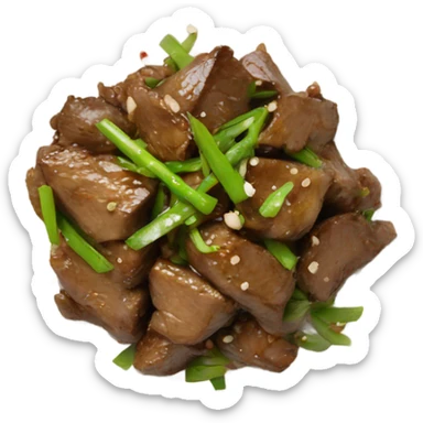 Asian Stir Fried Liver Recipe sticker