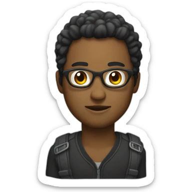 Persona estresada sticker