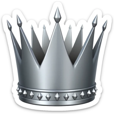 Spiked crown sticker