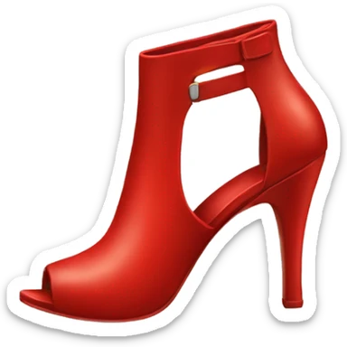 Red heel sticker