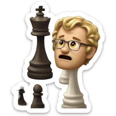 Chess grandmasters GM title emoji  sticker