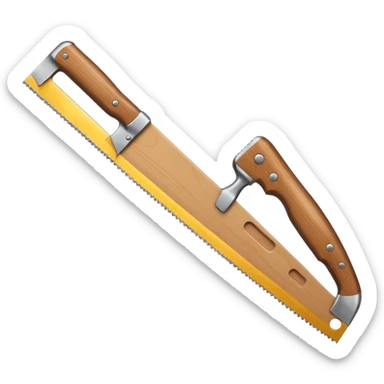 säge mit griff sticker