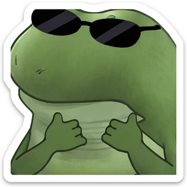 Emoji 2 hands choking themself sticker