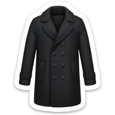 coat black sticker