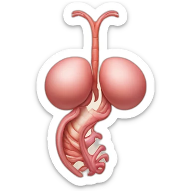 woman's abdomen art uterus art scheme anatomy sticker