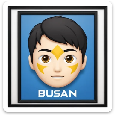 busan with esports logo sticker