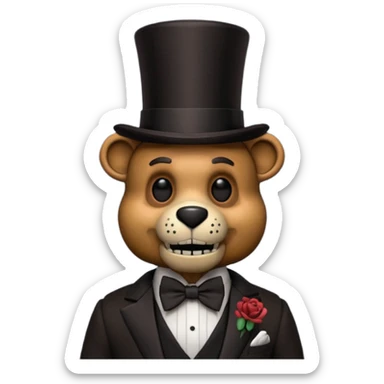 Freddy Fazbear from Five Nights At Freddy's Moive sticker