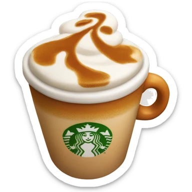 pumpkin spice latte sticker