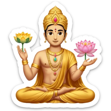 Lord Vishnu Murthy sticker