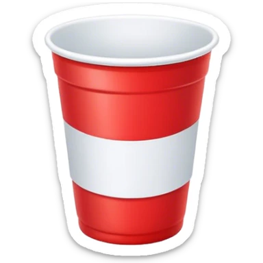 red solo cup sticker