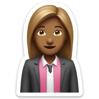 LinkedIn Logo pink sticker