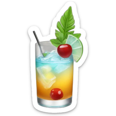 Cocktail sticker