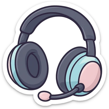 headset sticker