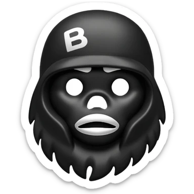 Сделай логотип Bape sticker