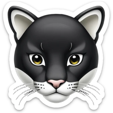 Logo de la marca puma de ropa  sticker