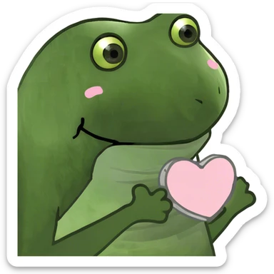 Light pink heart  sticker