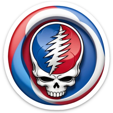 grateful dead steal your face logo sticker