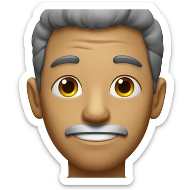 a face giving a side eye sticker