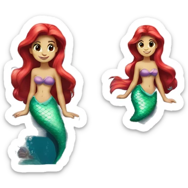 Little Mermaid Ariel  sticker