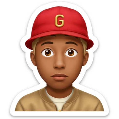 Tyler the creator in red hat sticker