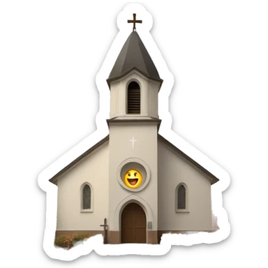 A catholic old church sticker