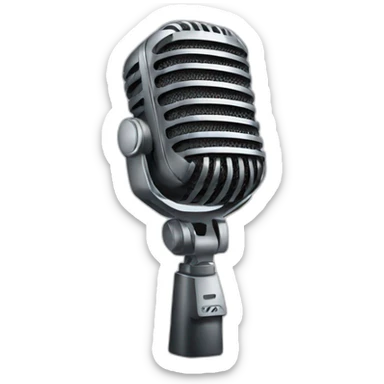 interview mic sticker