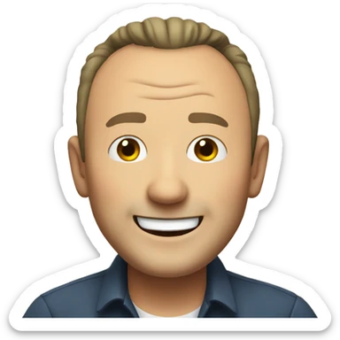 bob mortimer smiling sticker