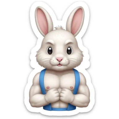 6 pack rabbit sticker