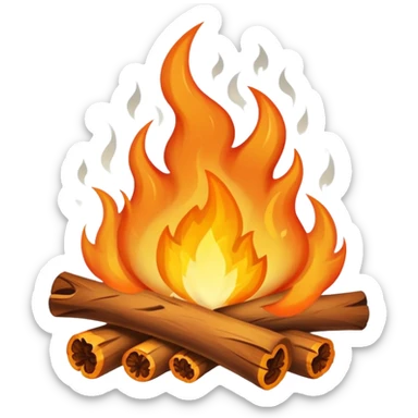 Big bonfire sticker
