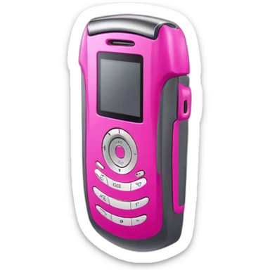 Pink Motorola Razr V3 sticker