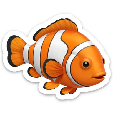 Nemo clownfish sticker