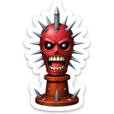 iron maiden torture device sticker