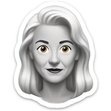 Loglady from Twin Peaks sticker