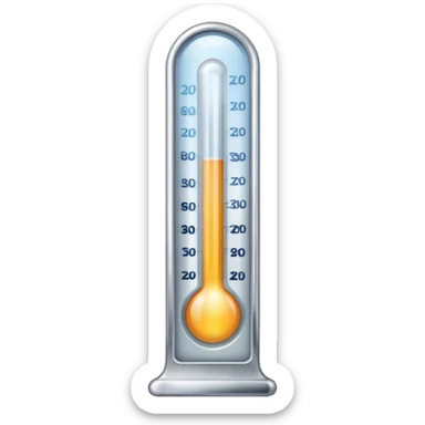 Thermometer sticker