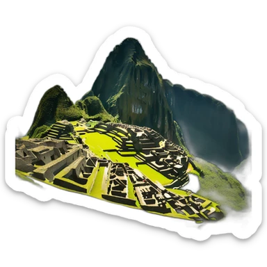 Machu picchu sticker