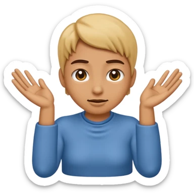 Emoji with eyes rolled back, hands clenched on neck  sticker