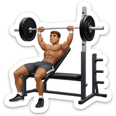 BenchPress (NOT-incline) sticker
