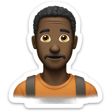 guy with big nose sticker