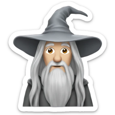 Gandalf the grey sticker