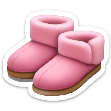 pink UGG slippers  sticker